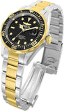 Invicta Pro Diver Herrenuhr 37mm – Edelstahl, Silber & Gold – Wasserdicht 20 bar