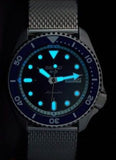 Seiko 5 Sports SRPD71K1 Automatik Uhr – Herrenuhr mit blauem Zifferblatt