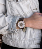 Stuhrling Atrium Herren Automatik Uhr mit Skelett-Design