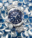 Stuhrling Aquadiver Herrenuhr 43mm Blau - Taucheruhr mit Saphirglas