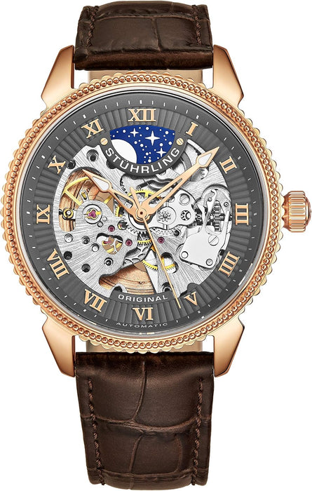 Stuhrling Herrenuhr Special Reserve Automatik mit Mondphase