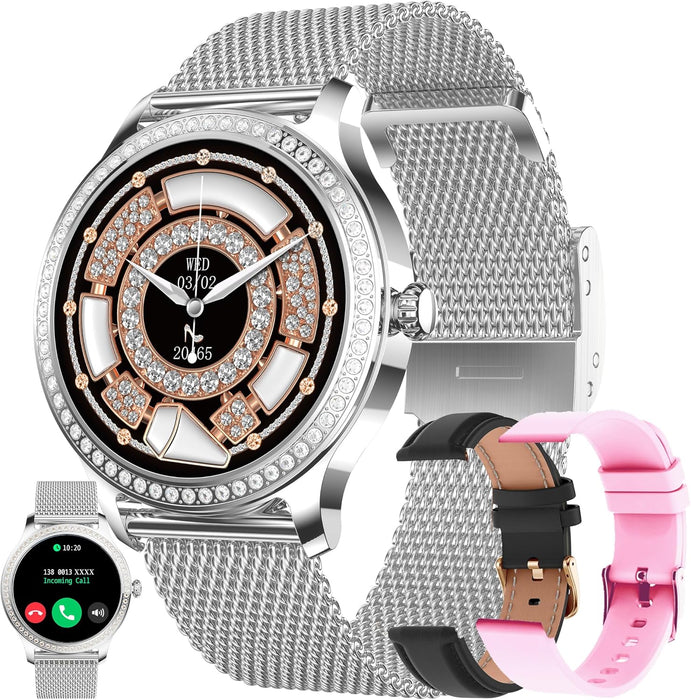 MYSHUN Damen Smartuhr mit Sportfunktion