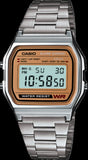 CASIO Retro Digital Unisexuhr – Silberfarbenes Vintage Design