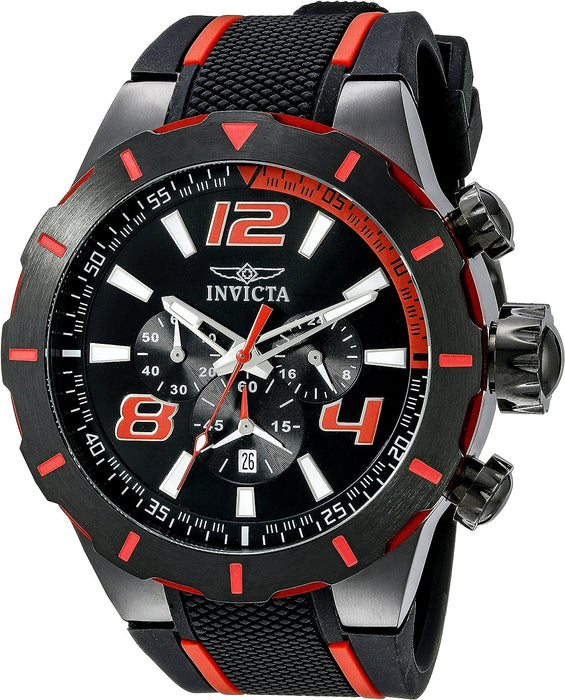 Invicta S1 Rally Herrenuhr – Edelstahlgehäuse Schwarz