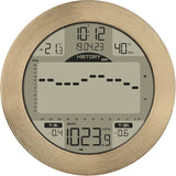 Meteomar Digitale Wetterstation mit Luftdruck, Balkendiagramm & Funkuhr