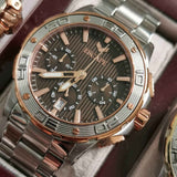 ESCAPE EC1123-102 Herren Chronograph Uhr – Edelstahl & Originalverpackung