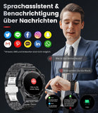 [Brand Name] Smartuhr Herren mit Telefonfunktion & 100 Sportmodi