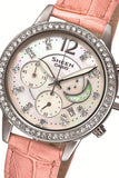 Casio Sheen SHE-5018L Damenuhr – Pinkes Lederarmband & Dornschließe