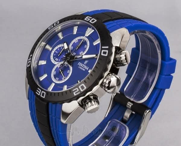 Festina F16664/6 Armbanduhr XL Sport Chronograph Quarz Blau