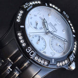 Festina F16284/2 Damen Multifunktionsuhr – Schwarzes Edelstahl Design