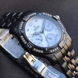 Festina F16284/2 Damen Multifunktionsuhr – Schwarzes Edelstahl Design