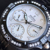 Festina F16284/2 Damen Multifunktionsuhr – Schwarzes Edelstahl Design
