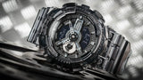 Casio G-Shock Herrenuhr Digital Analog 50mm Quarz Armband Schwarz