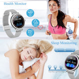 FitLife X500 Damen Smartuhr – Fitness Tracker mit Zyklusmanagement