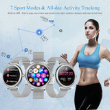 FitLife X500 Damen Smartuhr – Fitness Tracker mit Zyklusmanagement