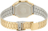 Casio Collection Unisex Retro Armbanduhr – Goldene Digitaluhr mit Kalender