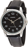 Casio Herrenuhr Collection 38mm Quarz Uhr mit Lederarmband