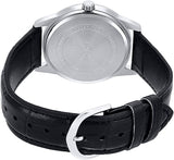 Casio Herrenuhr Collection 38mm Quarz Uhr mit Lederarmband