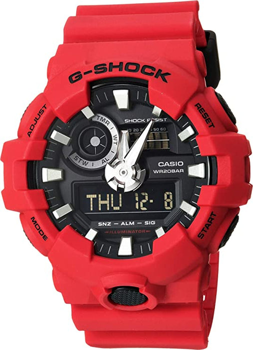Casio G-Shock Herrenuhr Rot – Quarz Uhrwerk