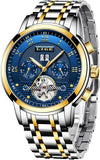 [Brand] Automatik Herrenuhr – Mechanische Skeleton Edelstahl Uhr mit Wasserdichtigkeit