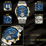 [Brand] Automatik Herrenuhr – Mechanische Skeleton Edelstahl Uhr mit Wasserdichtigkeit
