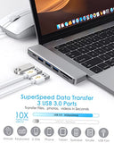 Dockstar Aluminium 7-in-1 USB-C Hub für MacBook Pro 2016/2017