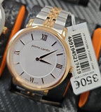 Pierre Cardin Uhr PC107431S08 Swiss Made - Luxus Herrenuhr Silber/Gold NEU