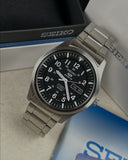 Seiko 5 Sports Herrenuhr SNZG13K1 – Automatik Uhr mit Schwarz Zifferblatt