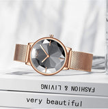 Damen Armbanduhr Roségold Wasserdicht – Elegante Quarz Uhr für Damen & Mädchen