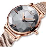 Damen Armbanduhr Roségold – Wasserfeste Quarz Uhr