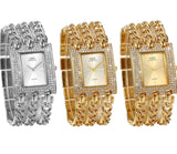 Elegante Damen Uhr mit Strass & Panzerkette – [Brand Name] Modell [Model Name]