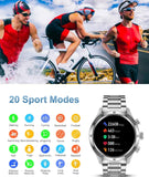 [Brand] Sportuhr Herren – Smartuhr mit Bluetooth Anrufe & Fitness Tracker