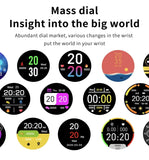 DaFit Smartuhr D20 – Fitness-Tracker für Damen & Herren – Wasserdicht