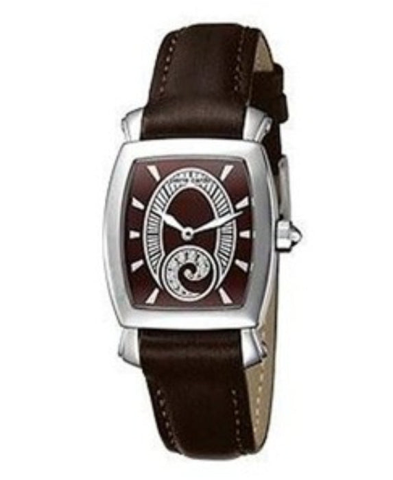 Pierre Cardin 100322F09 Damenuhr mit braunem Lederband
