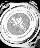 Stuhrling Original Herren GMT Uhr – Edelstahl Jubiläumsarmband, Dual Time Zone