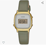 Casio Collection Retro Damen Digitaluhr – 25mm Goldene Vintage Uhr