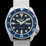 Seiko 5 Sports SRPD71K1 Automatik Uhr – Herrenuhr mit blauem Zifferblatt