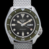 Seiko 5 Automatik Uhr Herren Grün Edelstahl