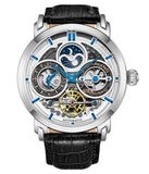 Stuhrling Automatik Skelett Herrenuhr 47mm – Dualzeit & Exklusives Design