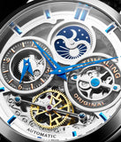 Stuhrling Skelettuhr Herren – Automatiku & Lederarmband