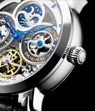 Stuhrling Automatik Skelett Herrenuhr 47mm – Dualzeit & Exklusives Design