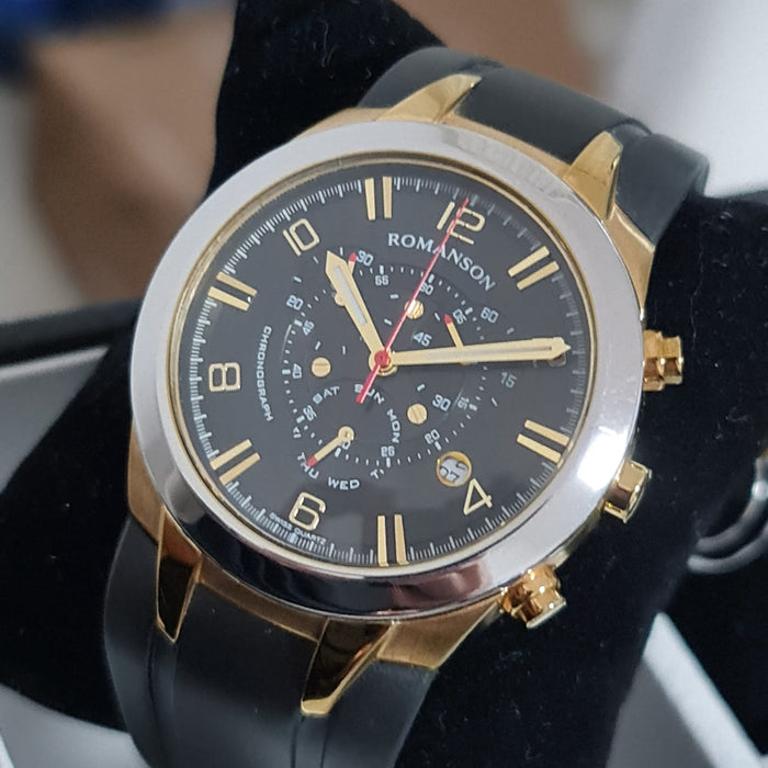ROMANSON TL1261HMCA31 Herren Chronograph mit Edelstahlarmband