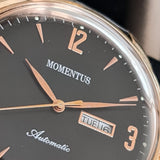 MOMENTUS TM257R-04BR Herrenuhr – Automatik Uhr mit Stil und Präzision