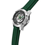 Stuhrling Prestige Automatik Grün Armbamd Herrenuhr - Skelettoptik 50mm