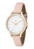 s.Oliver Rose Damenuhr – Roségold mit Pinkfarbenem Lederarmband