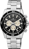 Orphelia Herren-Armbanduhr New Wave Chronograph Quarz Edelstahl