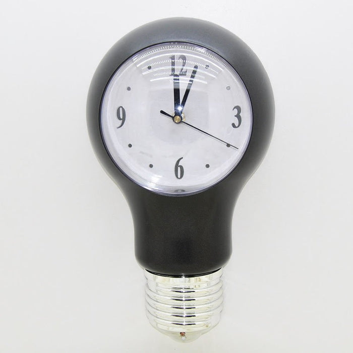 Wanduhr Schwarz | Bewegungssensor | Modernes Design