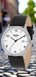 Boccia Quarz Uhr – Titan Gehäuse & Lederarmband