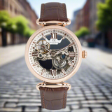 Carl von Zeyten Häusern Automatik Uhr mit Schmucksteinen