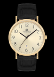 Momentus KC251G-07BB Herrenuhr – Goldene Eleganz mit Quarzwerk